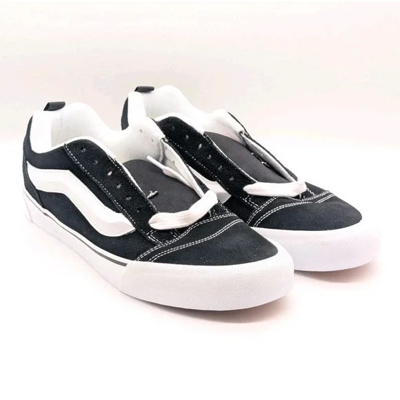 Vans Knu Skool Size Mens 13 Skate Board Black/True White Classic VN0009QC6BT